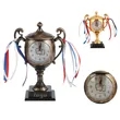 Trophy - Shaped Desk Clock, Custom Logo, Corporate Award