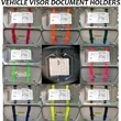Vehicle Visor Document Holder