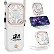 Rechargeable Foldable Necklace Fan with Power Bank