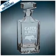 750ml Engraved Square Glass Decanter - Fully Customizable