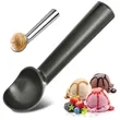 7-inch aluminum ice cream scoop: nonstick