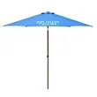 9' Wood Look Tilting Market Umbrella Kit (1 Imprint)