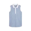 Puma Ladies Cloudspun Scallop Sleeveless Polo
