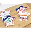 Fourth of July Star Shaped Logo Sugar Cookies