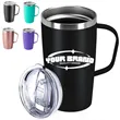 20oz. Stainless Steel Insulated Coffee Mug w/ Handle&Lid