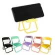 Mini Folding Chair Cell Phone Stand Holder