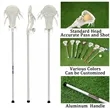 2Pcs Outdoor Fitness Field Lacrosse Stick