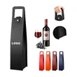 Leather Wine Tote Gift Bag