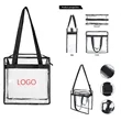 PVC Clear Transparent Tote Bag With Zipper