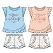 Little Girls' Knit Short Sets - Assorted Colors Size 4-6X