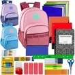 Two Tone Backpacks with 45-Piece School Supply Kits
