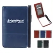 A7 Leather Notepad Organizer with Calculator for Business