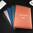 Personalized Leather Portfolio A4 Folder Office Gift