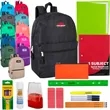 Middle School Supply Kits in 17 Backpack - 16 Pieces