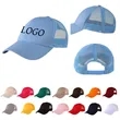 Cotton 6 panel structure semi-net truck cap