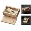 Rectangle Wood USB Drive Gift Box