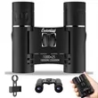 Folding Binoculars Travel Kit with Case