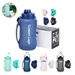 67oz Foldable Silicone Sports Bottle With Straw And Leak Pro