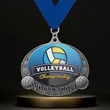 UV Printed Volleyball Medals