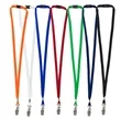 Blank Lanyard w/ Breakaway Safety Release - Bulldog Clip