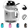 Large capacity gym office fitness bucket sports water bottle
