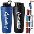 30Oz. Stainless Steel Shaker Bottle with Flip Lid and Handle