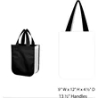 Promotional Shiny Non-Woven Shopper Tote Bag