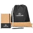 Cousteau Journal Gift Set w/Pen & Drawstring Tote
