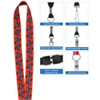 Good Value™ 1" RPET Fine-Print Lanyard