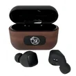 SCX Innovative Design™ Walnut Wood Wireless Earbuds and C...