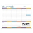 Triumph® Calendars Small Weekly Desk Pad - Colors