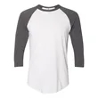 American Apparel Unisex 50/50 Raglan Three-Quarter Sleeve...