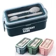 Leak-Proof Bento Lunch Box with Cutlery Set