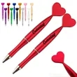 Heart Shaped Ballpoint Pen in Assorted Colors
