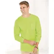 Bayside Unisex Union-Made Long Sleeve Pocket T-Shirt