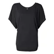 BELLA + CANVAS Women's Flowy Draped Dolman Tee