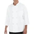 Chef Designs Three-Quarter Sleeve Chef Coat