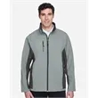 Devon & Jones Men's Soft Shell Colorblock Jacket
