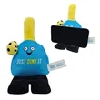 Phone Pals™ Weighted Plush Phone Holder - Pickle Ball Play