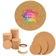 Full Color Round Wooden Coaster MOQ50PCS