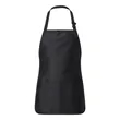 Q-Tees Full-Length Apron with Pouch Pocket