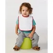 Rabbit Skins Infant Contrast Trim Terry Bib