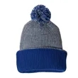 Sportsman 12" Speckled Pom-Pom Cuffed Beanie