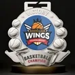 UV Printed Basketball Medals