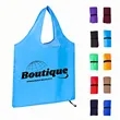 Full Color Foldable Reusable Shopping Tote Bag With Strap