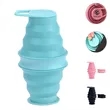 Camping hiking leak proof collapsible water bottles