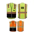 Deluxe Black Bottom Vest with iPad Pocket and D-Ring Pass