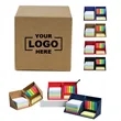 Cube Post Notes Memo Pad Box With Pencil Holder