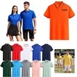 Men's and women's lapel running breathable t-shirt