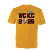 WCKC 2026 logo Adult Short Sleeve Dri-fit tee - Gold